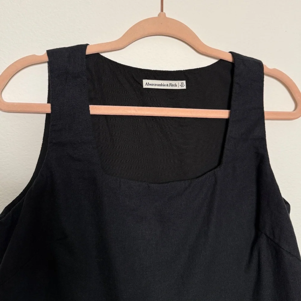 Abercrombie & Fitch Linen Square Neck Top - Picture 4 of 4